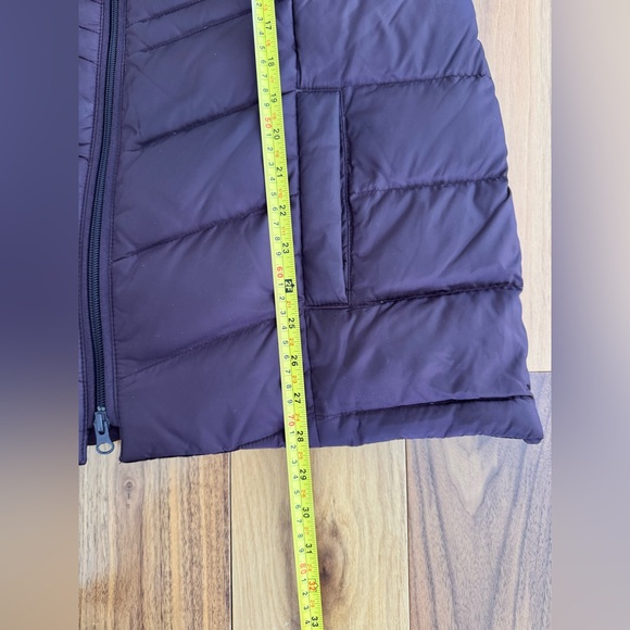 J Jill Down Puffer Vest Burgundy Fig Plum size M P - Picture 16 of 16